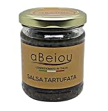 aBeiou Salsa de Trufa 170g producto extra gourmet 100% italiano salsa artesana lista para usar ideal alta cocina vegano vegetariano sin gluten salsa trufa negra de verano y setas delicatessen