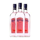 Ginebra Rives Pink 70 cl (Caja de 3 Botellas de 70 cl)