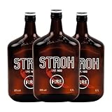 Licores Stroh Fire 70 cl (Caja de 3 Botellas de 70 cl)