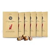 Pack de 6 sobres de Paleta Cinco Jotas 5J de Bellota Pata Negra loncheados de 80 gr - Paletilla cortada 100% Ibérica de Jabugo - Más de 24 Meses de Curación - DO Jabugo - ‎5J CINCO JOTAS