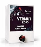 Vermut Rojo Artesanal Bodegas Ruiz Canela – Bag in Box 5 Litros con Grifo – Vermouth Tradicional Elaborado con Vino y Botánicos Naturales
