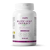 Hoja de Olivo 10000 MG - Olea europaea - de HSN | 120 Cápsulas Vegetales con 40% Oleuropeína por Dosis Diaria | Extracto 25x Veces Más Concentrado | No-GMO, Vegano, Sin Gluten