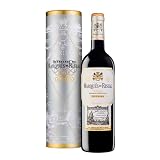 Marques De Riscal Reserva, Vino Tinto, Denominación de Origen Calificada Rioja, Variedad Tempranillo, 24 Meses en barrica, Botella individual con cánister de 750 ml