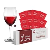 Gaodeding Filtro de sulfito de vino, elimina sulfitos e histaminas, el purificador de vino de varita puede aliviar eficazmente los síntomas relacionados con la histamina, como dolores de cabeza y
