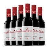 Torres Sangre de Toro Catalunya Botellín 18 cl Vino tinto (Caja de 6 Botellín de 18 cl)