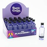 Puerto de Indias – Pack 24 miniaturas 5cl – Ginebra Exotica Premium – Exotic Premium Gin – 24 unidades x 5 cl – 37.5º