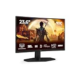 AOC C24G42E Gaming Monitor 24 Pulgadas 180Hz Panel VA, 4ms GtG, HDR10, Altavoces, (1920x1080 HDMI 2X 2.0 DP 1x 1.4) Negro