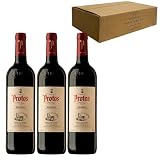 Protos Reserva 5º año - Ideal para Maridar con Carne y Comida Mediterránea - Pack 3 Botellas 75cl