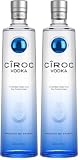 Cîroc Prémium Vodka, 40% vol, 70cl, Suave, Sabor a Cítricos (Paquete de 2)
