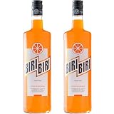 Pack 2 Biri Biri Licor de Naranja Valenciano 1L – Dulce Sabor Mediterráneo con Naranjas – Ginebra con Jarabe de Naranja - Licor Tradicional 22% Vol – Medalla de Oro 2022