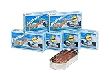 Hoya Santoña Anchoas del Cantábrico - Pack de 6 latas de 49g/Aprox.8 filetes. Elaboración Artesana con bocartes del Cantábrico en Aceite de Oliva. (49g (Paquete de 6))