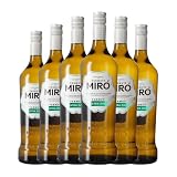 Vermut Jordi Miró Extra Dry Extra Seco 1 L (Caja de 6 Botellas de 1 L)