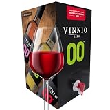 VINNIO – Vino Tinto Premium Sin Alcohol 0.0 | Bag in Box 9L (Equivale a 12 Botellas de 750ml) | Formato Ahorro con Grifo (Sin Azúcar, Bajo en Calorías)