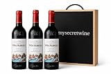 Pack Regalo Viña Alberdi Crianza – 3 Botellas de Vino Tinto Rioja DOCa 75 cl – La Rioja Alta, S.A. – Con Caja de Madera MySecretWine