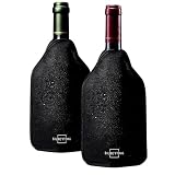 SILBERTHAL Set 2 Enfriadores de Vino Flexibles - Funda Botellas Congelador | Fundas reutilizables, para cava, champán y prosecco, antideslizantes, mantienen la bebida fría durante horas