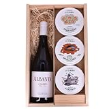 Estuche vino Albanta Albariño y conservas La Curiosa