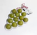 Huevone Uvas de Nochevieja-Pack 12 Uvas de la Suerte para Fin de año-Celebración de Las Campanadas