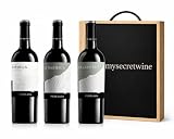 Perelada Vinos de Finca – Pack 3 Botellas 75 cl – Finca Espolla, Finca La Garriga y Finca Malaveïna – D.O. Empordà – Con Caja de Madera MySecretWine – Selección de Vinos para Regalo
