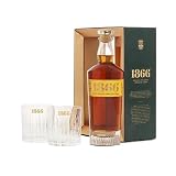 1866 Brandy D.O. Jerez | Pack 2 Vasos Cristal Tallado | 700 ml