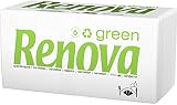 RENOVA Servilletas Renovagreen, 200 Servilletas, Papel Reciclado | 200 servilletas papel reciclado Renovagreen, certificado Ecolabel, suave y absorbente, uso doméstico, tamaño estándar