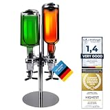 GOODS+GADGETS® Dispensador de Botellas de Licor para 4 Botellas