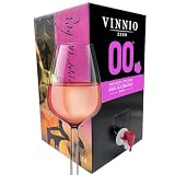 VINNIO - Vino sin alcohol 0,0 Rosado | Bag in Box 9 litros | Equivalente a 12 Botellas de 750 | Formato Ahorro con Grifo (Sin Azúcar, Bajo en Calorías).