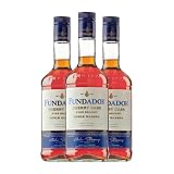Brandy Pedro Domecq Fundador Sherry Cask Doble Madera 70 cl (Caja de 3 Botellas de 70 cl)