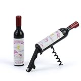 Pack de 12 a 42 uds, Sacacorchos botella vino, Sacacorchos mini botella de vino, Para niño niña,11 cm, con o sin envoltorio, Detalles para Bautizo, Regalantes (30, Niña (sin envoltorio))