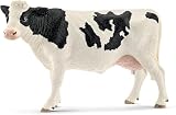 Schleich Farm World | Vaca frisona de Manchas Negras 13797 | 6 x 13 x 8 cm