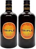 Triple Seco Licor - 700ml (Paquete de 2)