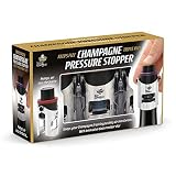 Bar Amigos® Triple Value Set of 3 Champagne Pressure Stopper Conjunto de 3 – De Tapón de presión para botellas de champán y Espumosos Con la tecnología patentada Y Fecha Interruptor Recordatorio