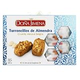 DOÑA JIMENA - Turroncillos Crujientes, Calidad Suprema, Placer al paladar, Para disfrutar, Sabor auténtico, Típico Dulce Navideño, Receta Artesanal, 250g