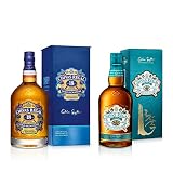 Chivas Regal 18 Años Whisky Escocés de Mezcla Premium, 700ml + Mizunara Whisky Escocés de Mezcla Premium Whisky Japonés, 700 ml