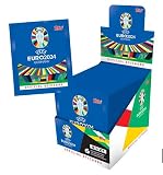 Topps Colección Oficial Euro 2024 - Caja Completa (100 Paquetes). 6 Pegatinas Por Paquete (600 Total)