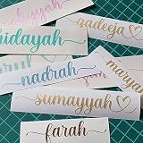 Etiquetas de vinilo personalizadas Nombre para botellas de agua, decoraciones de bodas, copas de vino, nombres de damas de honor, pegatinas personalizadas, globos, ganchos de boda