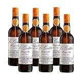Vino Manzanilla la Guita de 75 cl - D.O. Manzanilla Sanlucar de Barrameda - Bodegas Grupo Estevez (Pack de 6 botellas)