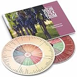 Rueda de Sabores del Vino Deluxe - La guía definitiva del vino - identificar con precisión cada aroma para catadores, aficionados y sumilleres (VERSIÓN EN ALEMÁN)