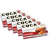Cuca Mejillones en salsa gallega 12/16 piezas tamaño mediano, 1 pack de 5 latas de 115gr