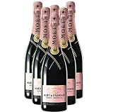 Moet and Chandon Rose Imperial Champagne NV 75 cl (Pack of 6)