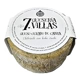 Queso curado de cabra. Elaborado con leche cruda. Elaboración artesanal. Quesería 7 Villas. Cantabria.
