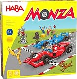 Haba Monza Sociedad Niño-Corse en Bandeja Juego Estratégico y Táctico-Coche de Madera-2 a 6 Jugadores-5 Años y Más, 302204