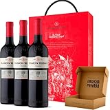 Ramón Bilbao - Envío 24 H - Vino Tinto DO Rioja - Cosecha Privada (Estuche Regalo, Crianza) - Est Rojo 3 Bot RB Crianza