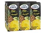Don Simon Zumo de Piña, Manzana y Uva - Pack de 6 Botellas x 200 ml