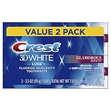 Crest Twin Pack 3D White Luxe Glamorous White Toothpaste, 3.5 Ounce each, 2 Pack