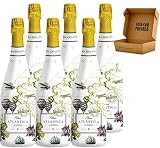 Alma Atlantica Albariño Espumoso - Envio 24 h - Caja Regalo vino 6 botellas - Seleccionado y enviado en caja reforzada de Cosecha Privada