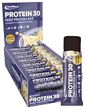 IronMaxx Protein 30 Barrita Proteica Tarta de Queso y Arándanos 24 x 35 g | Alto Contenido en Proteínas | Bajo en Azúcar | Sin Gluten | Sin Aceite de Palma