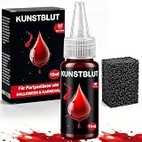 Kit Sangre Falsa Lavable Maquillaje Halloween Profesional