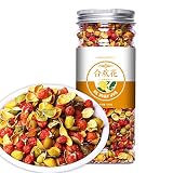 HELLOYOUNG Té De Hierbas Roselle Chino Tee De Flore Y Frutas Tea Perfumado Dorado Enlatado De Flores De Níspero Bebida Sin Aditivos (50g flores de níspero)
