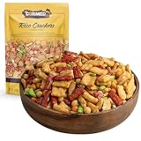 Mezcla de Aperitivo de Palitos de Arroz Rigato I Frito Salados en Pack de 1kg | Surtido Variado de Harina de Arroz, Tapioca y Paprika | Sabor Asiático con Toque a Sal, Soja y Agridulce | Dorimed