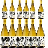 Mara Martín Godello - Vino Blanco DO Monterrei, 100% Godello, 13% Alcohol, Ideal Combinar con Pescado y Arroces - Pack 12 Botellas 75cl